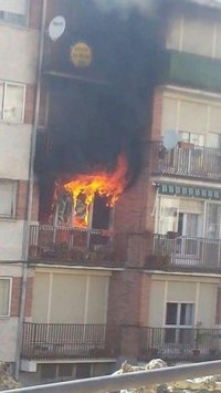 Dos fallecidos en un incendio en Cuéllar