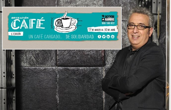 Leo Harlem y 650 cafeterías nos animan a tomar un café contra el hambre, ¿cómo?