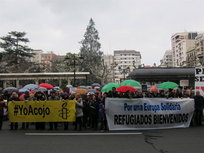 Concentración Plataforma  #BienvenidosRefugiados