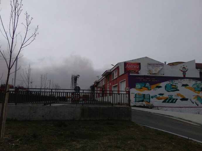 Incendio en Galletas Asinez