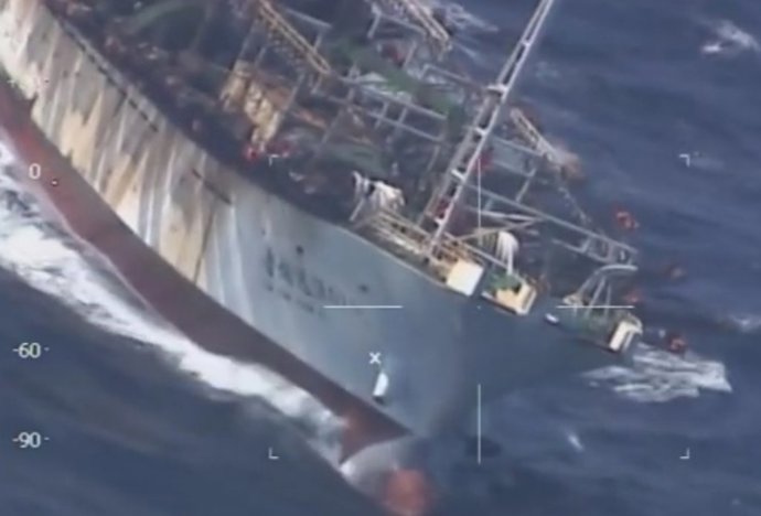 Buque chino hundido por Argentina
