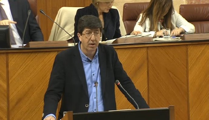 Juan Marín, portavoz del grupo parlamentario de C's.