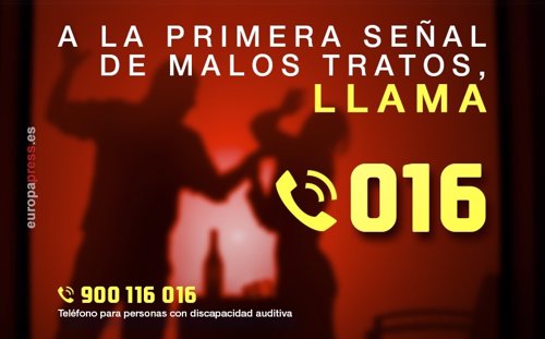 016, Teléfono Ayuda Malos Tratos, Violencia De Género