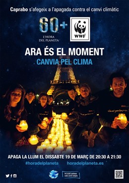 Campaña contra el cambio climático. Apagón mundial