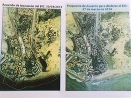 Zona afectada del BIC Oasis Maspalomas. Archivo