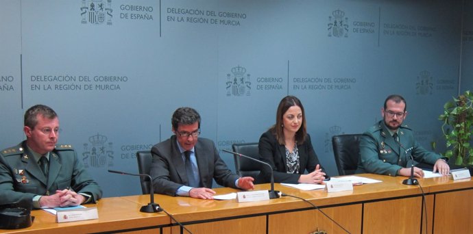 Prieto, Sánchez-Solís, Jerez y Jurado, en la rueda de prensa