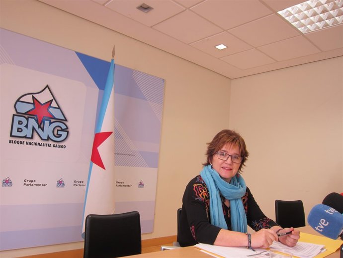 Montse Prado, diputada del BNG