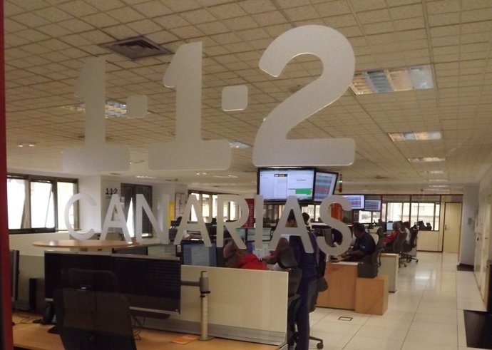Sala operativa del 1-1-2 Canarias