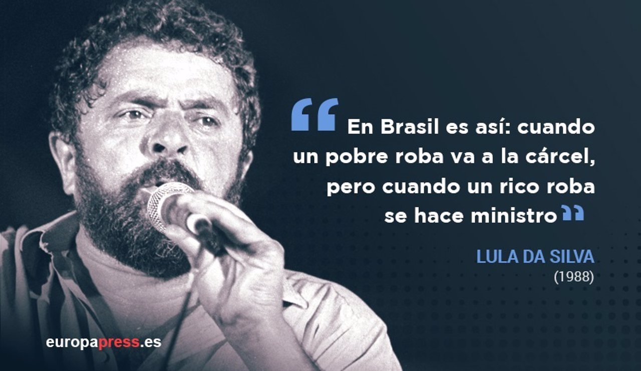 Frase de Lula Da Silva en el año 88