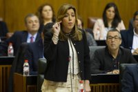 Susana Díaz lamenta la "suspensión" por la CE de un programa de empleo que "afecta a CCAA"
