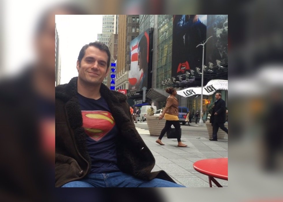 ¡Superman Desapercibido Por Times Square!/Instagram