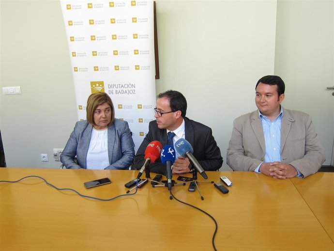 Rosario Cordero, Miguel Ángel Gallardo y Francisco Buenavista