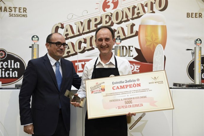 Campeonato Nacional Estrella Galicia de Tiraje de Cerveza.                
