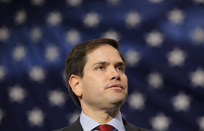 El precandidato presidencial republicano Marco Rubio