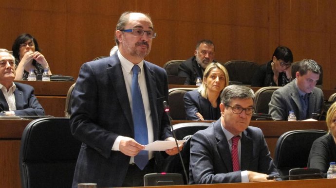 El presidente Javier Lambán