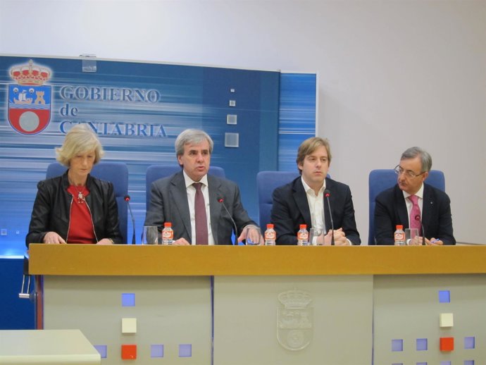 Rafael de la Sierra en rueda de prens a