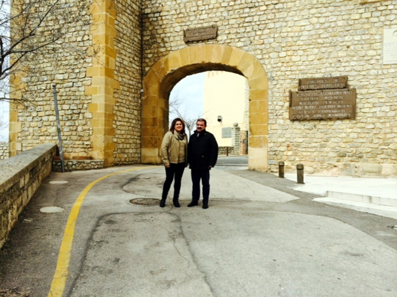Visita al acceso a Segura de la Sierra