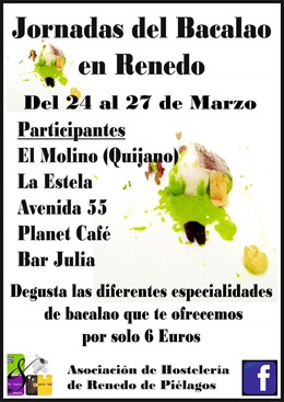 Cartel de las jornadas del bacalao