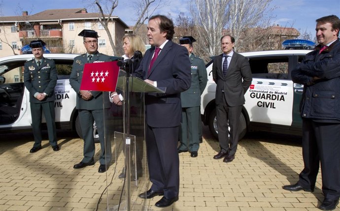 Taboada durante el acto de entrega de vehículos