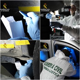 Imagen de la intervención de la Guardia Civil para esclarecer el suceso