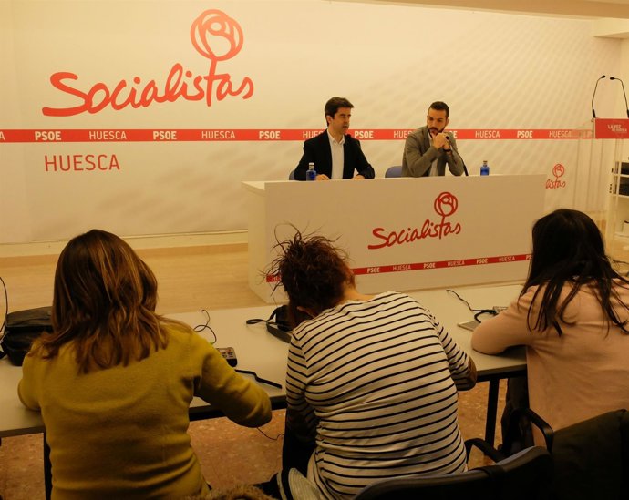 Luis Felipe y Gonzalo Palacín, en rueda de prensa este viernes
