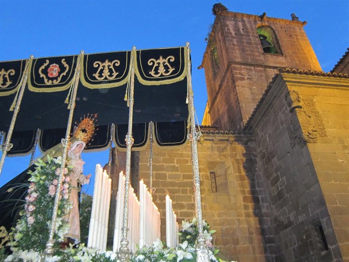Procesión de Semana Santa en Cáceres
