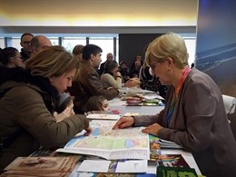 Turismo interior en Málaga, turistas, mapas, 