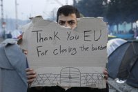 Los refugiados de Idomeni plantan cara a Europa y afirman que "no se moverán"