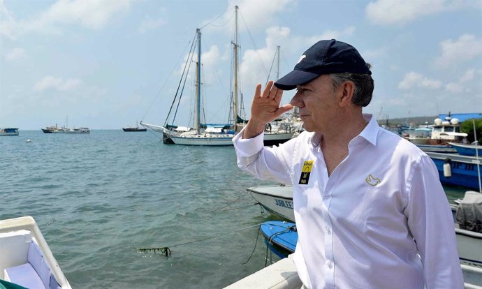 El presidente de Colombia,  Juan Manuel Santos.