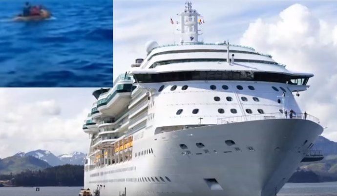 Un crucero rescata a 18 balseros cubanos