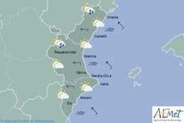 Predicción del tiempo para este sábado 19 de marzo en la Comunitat