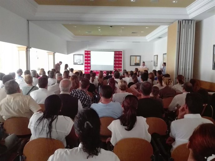 Trabajadores del Hotel Riu Oasis