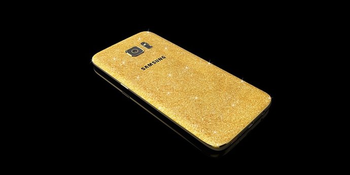 Samsung Galaxy S7 edge en oro de 24k