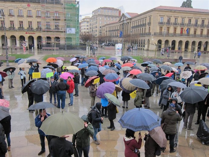 Manifestación en Pamplona contra el racismo