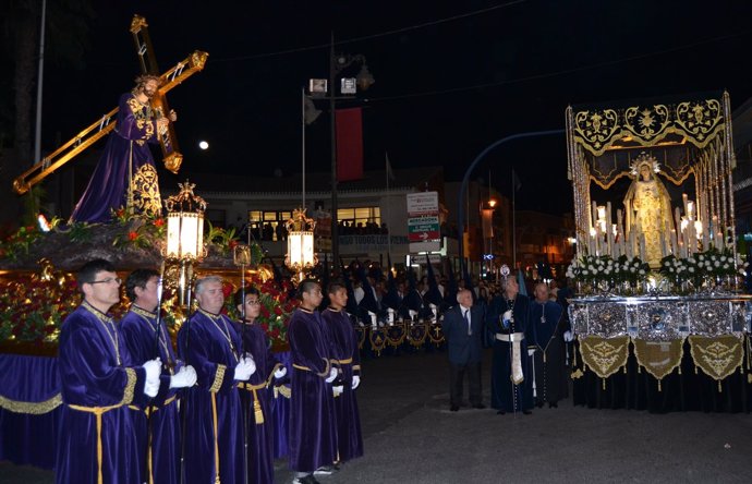 Encuentro procesión Semana Santa