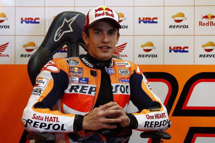 El piloto español de MotoGP Marc Márquez (Repsol Honda)