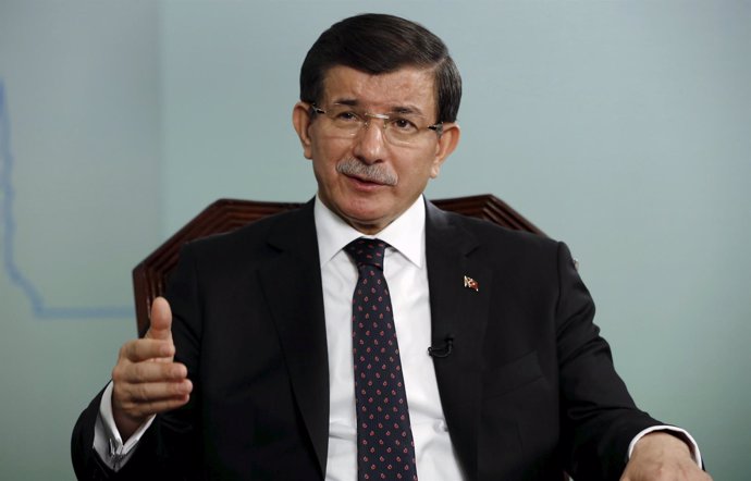 El primer ministro de Turquía, Ahmet Davutoglu
