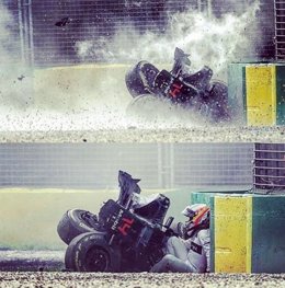 Fernando Alonso accidente Australia