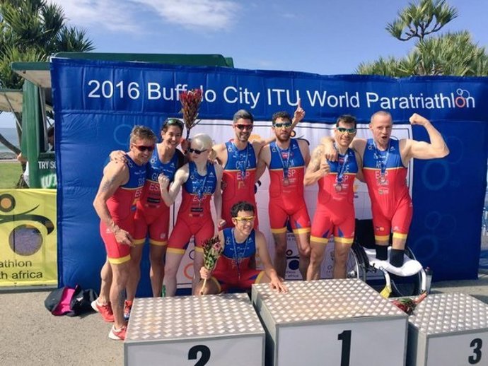 Paratriatletas Series Mundiales triatlón Sudáfrica