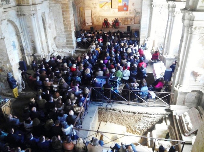 Uno de los coloquios del 'Festival de la Palabra'