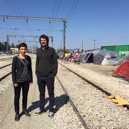 Ernest Urtasun (ICV), eurodiputada Ska Keller (Grupo Verde)