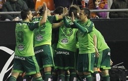 El Celta enciende Mestalla