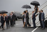 El presidente estadounidense Barack Obama llega a Cuba