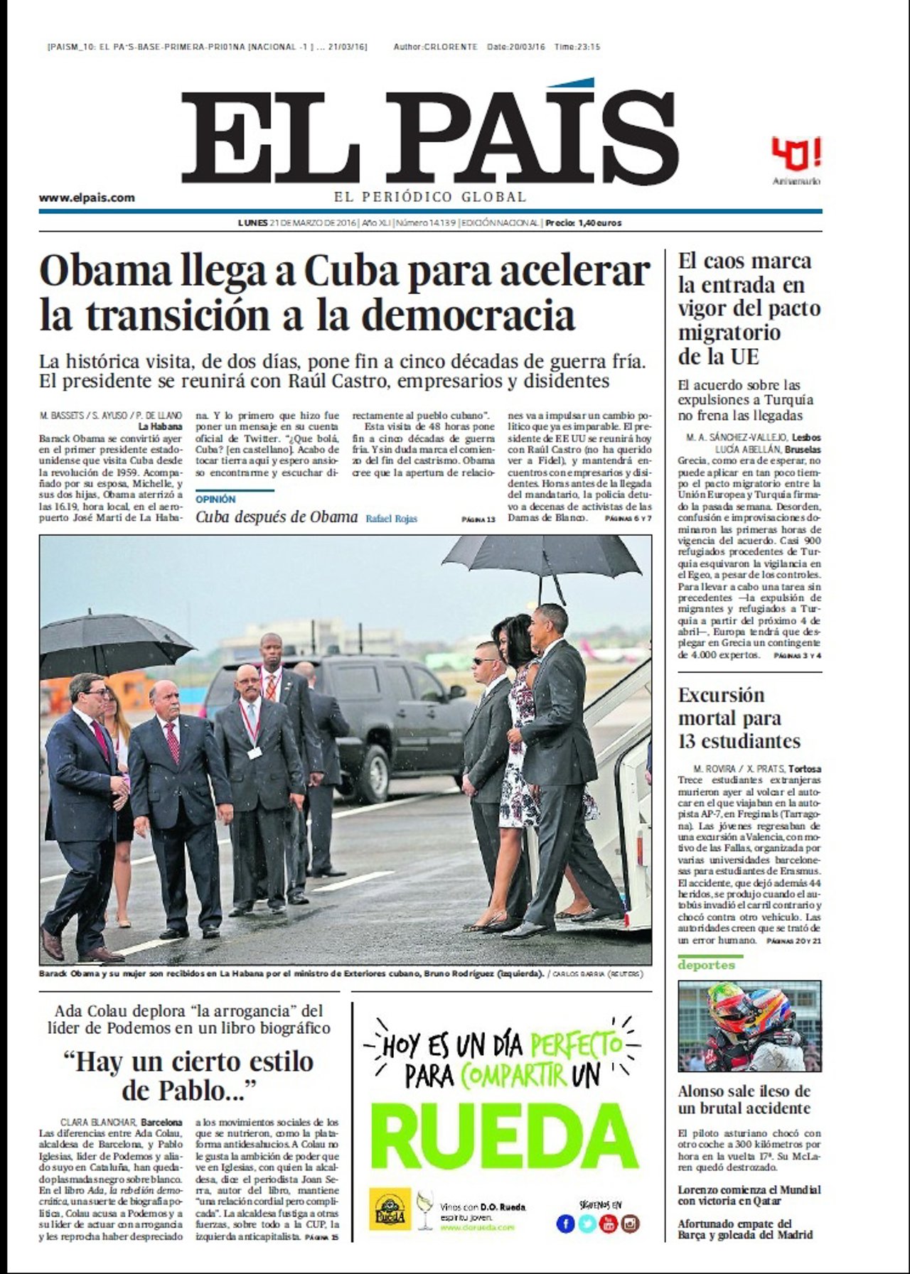 Portada El País