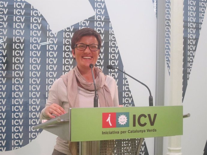 La coordinadora nacional de ICV, Marta Ribas