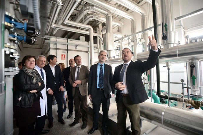 Aquilino Alonso en el Hospital de Baza