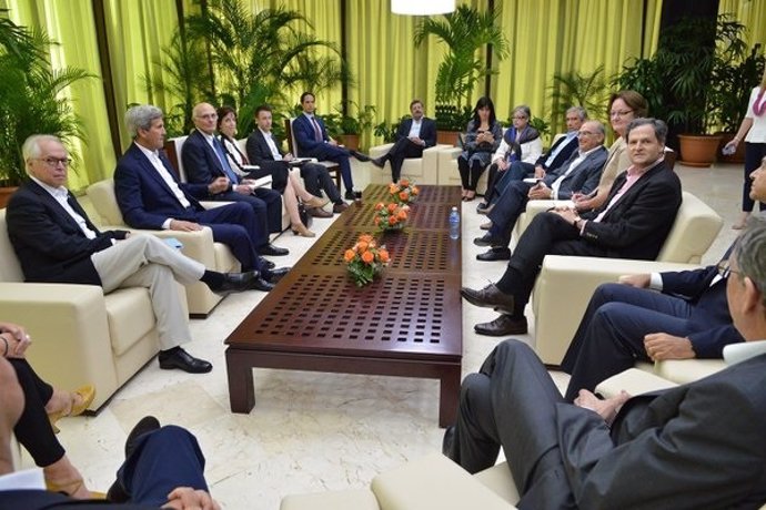Reunión de John Kerry con el equipo de paz del Gobierno de Colombia
