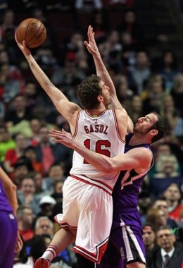 Pau Gasol en el Sacramento Kings - Chicago Bulls