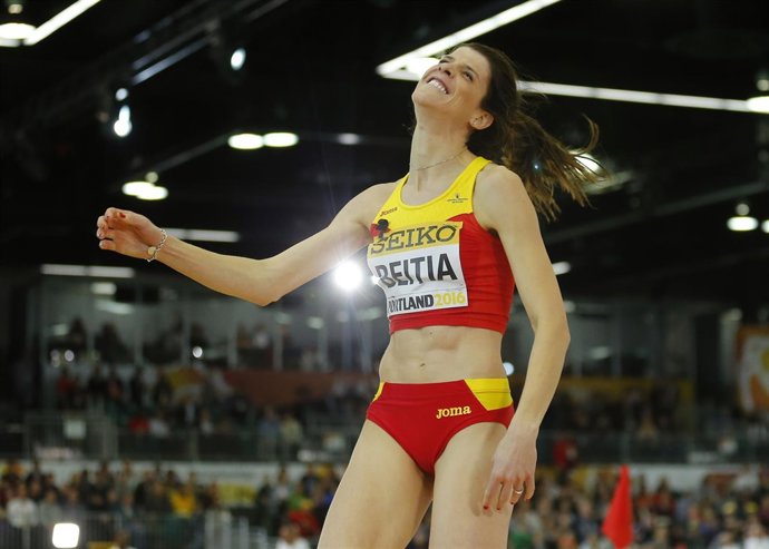 La española Ruth Beitia, plata en el Mundial de Portland