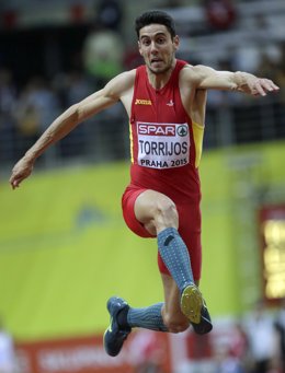 Pablo Torrijos triple salto Campeonato Europa Praga Europeo